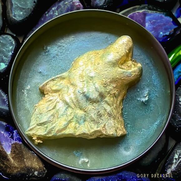 Werewolf's Embrace Wickless Candle: Maple Honey Vanilla Bourbon Scent - Picture 3 of 8